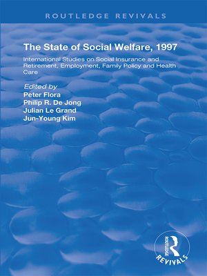 cover image of The State and Social Welfare, 1997